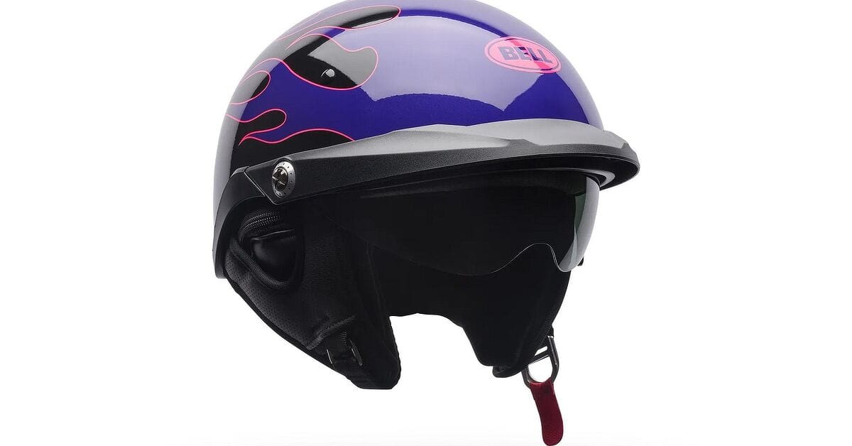 Bell Pit Boss half helmet, side view