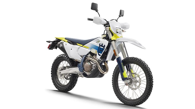 2024 Husqvarna FE 501S dual-sport motorcycle, product photo