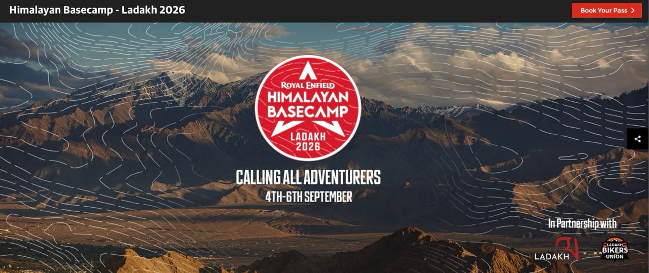 Royal Enfield Himalayan Basecamp in Leh, Ladakh, venue for the Himalayan 440 launch event