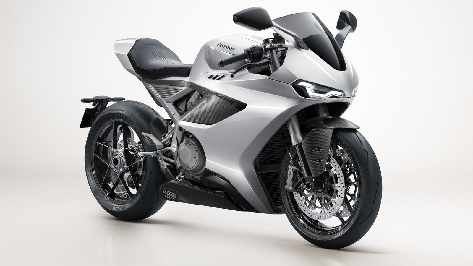 Norton Manx R superbike, static three-quarter studio shot