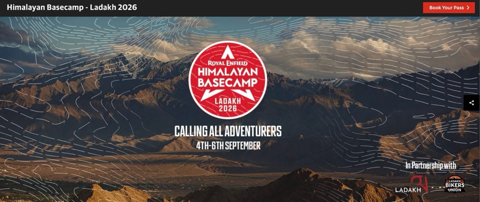 Royal Enfield Himalayan Basecamp in Leh, Ladakh, venue for the Himalayan 440 launch event