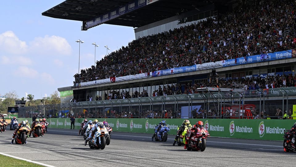 MotoGP grid at Buriram International Circuit, Thailand