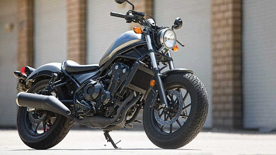 Honda Rebel 500 (CMX500) cruiser, studio shot
