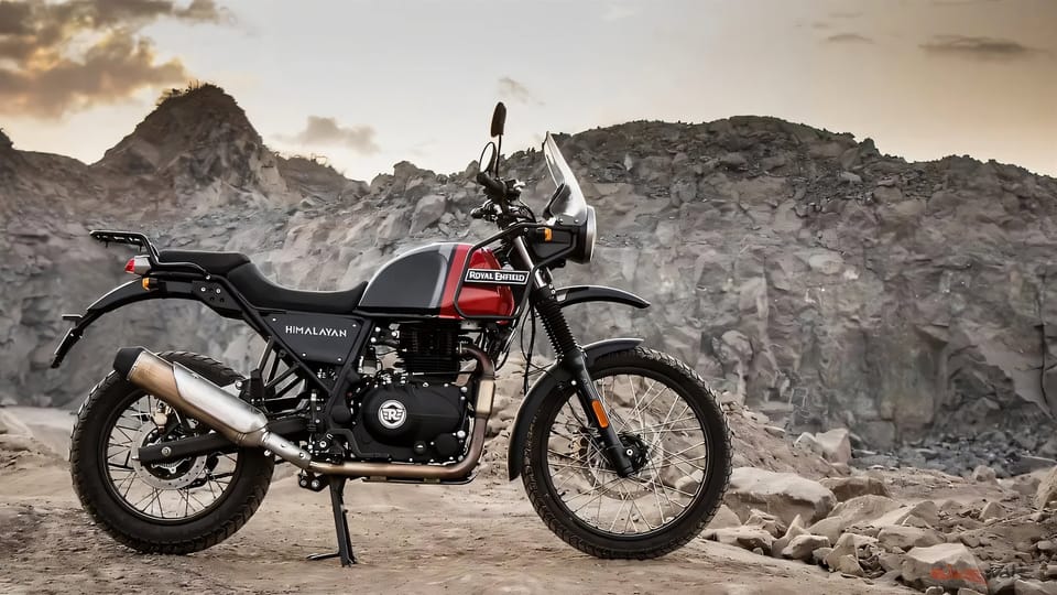 2026 Royal Enfield Himalayan 440 in Mustang Brown, front three-quarter view